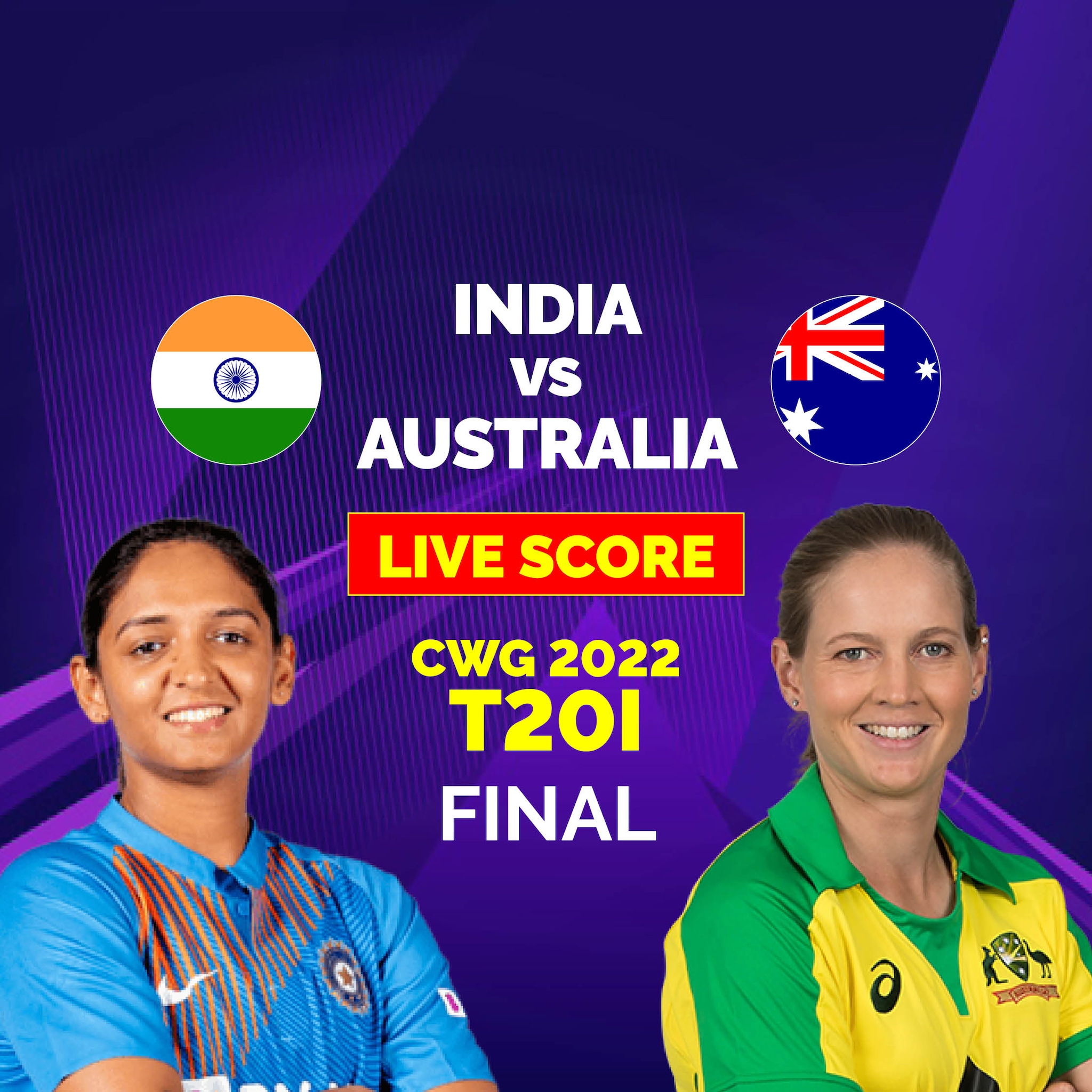 cwg india vs australia live score