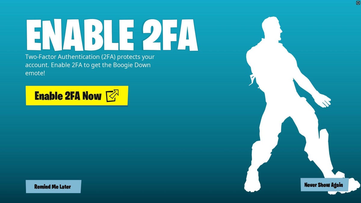 fortnite.com 2fa