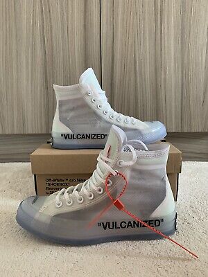 vulcanized off white converse