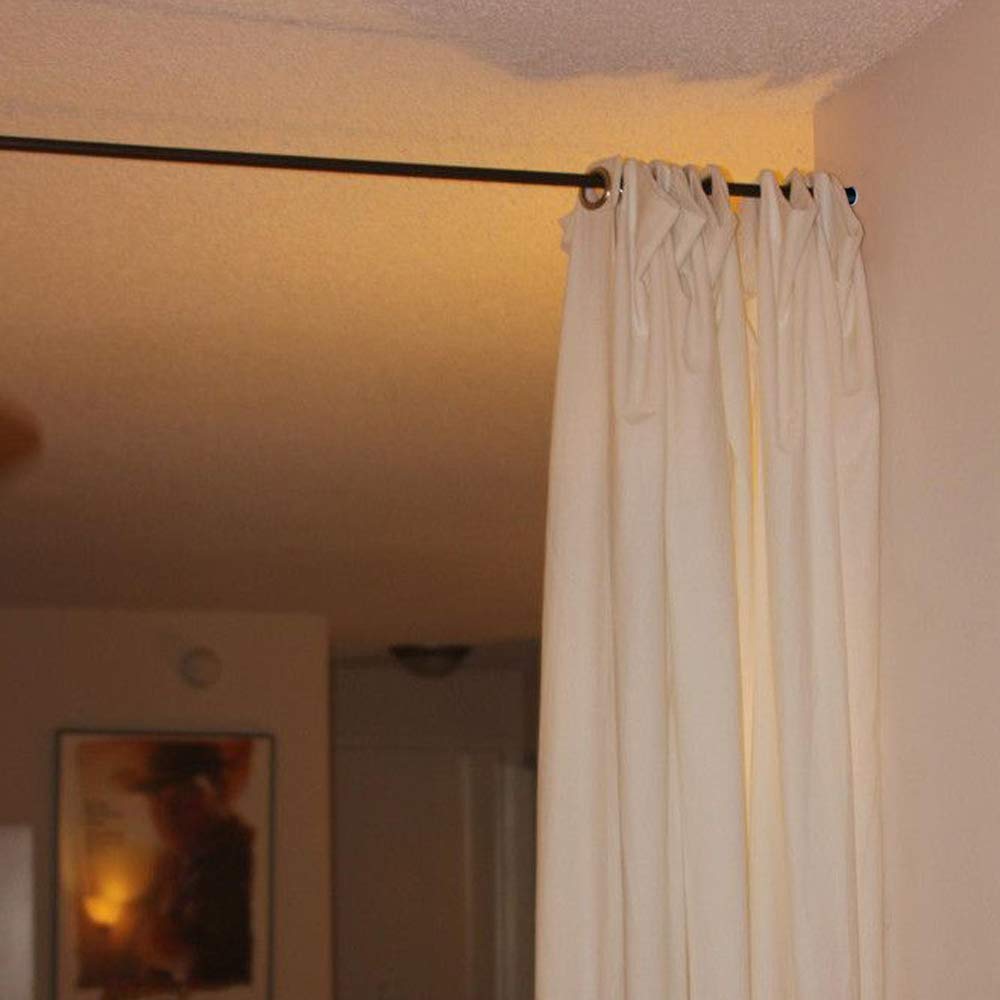room divider curtain rod