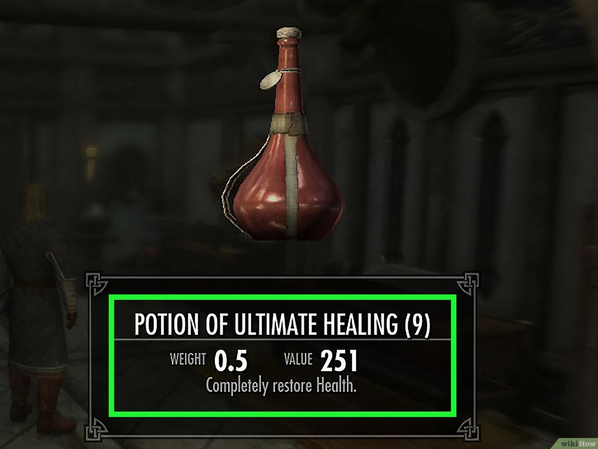 how to make potion of healing skyrim