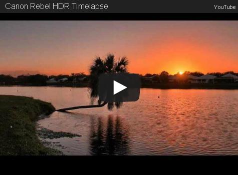 canon rebel t3 time lapse