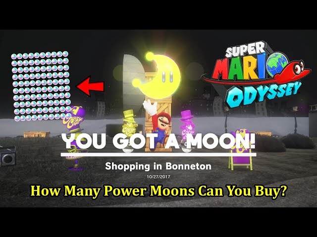 how many moons super mario odyssey