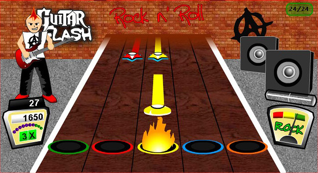 guitar hero flash