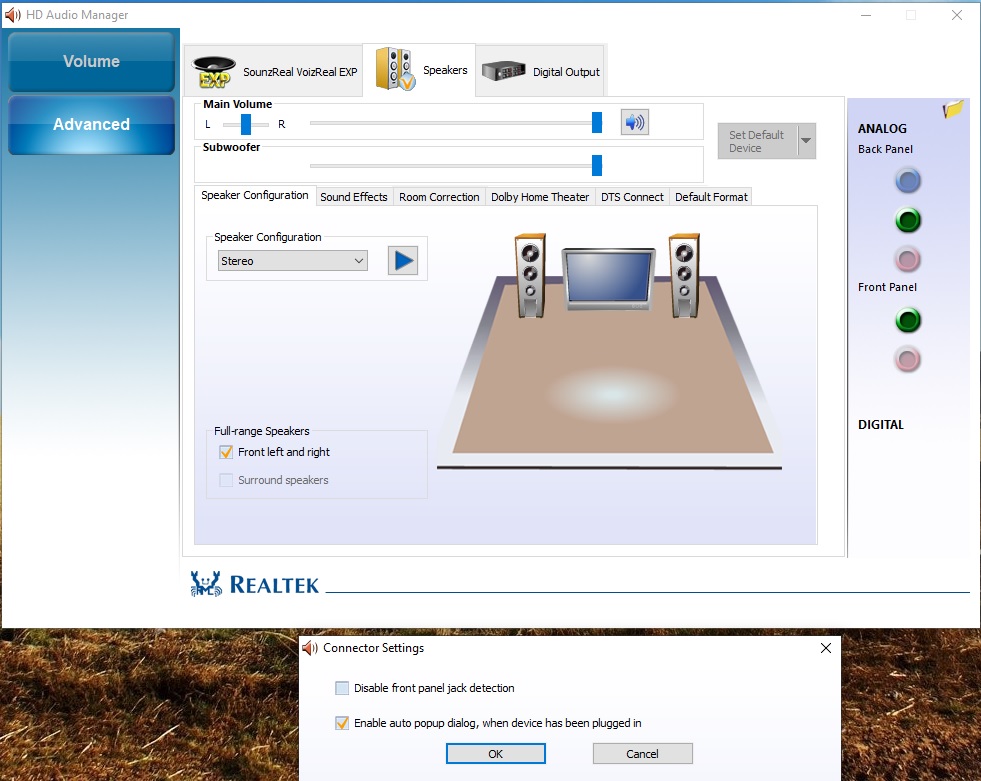 realtek high definition sst