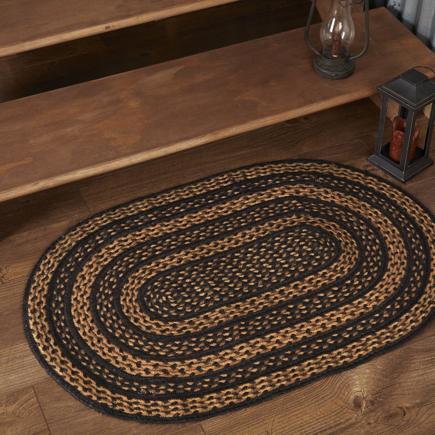 farmhouse braided rug