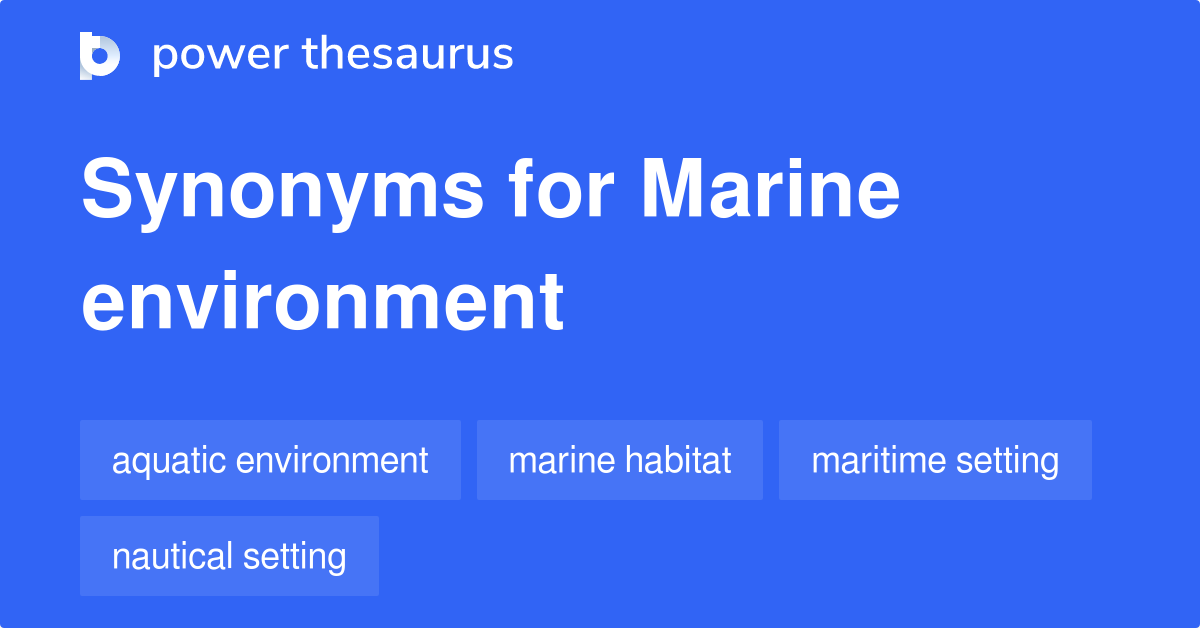 ocean thesaurus