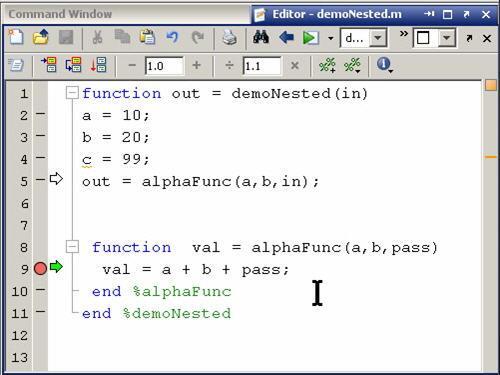 functions matlab