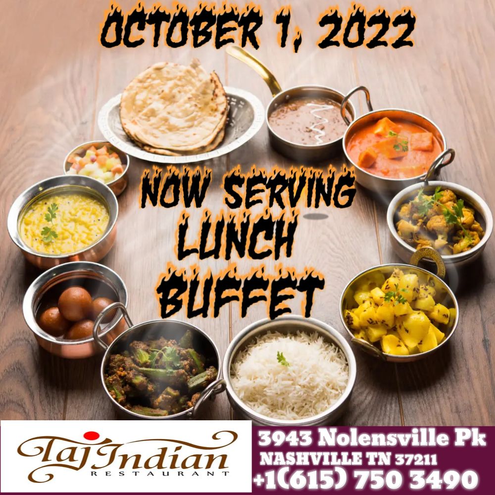 indian buffet near me lunch