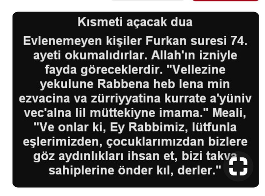 kısmet açan dua var mıdır