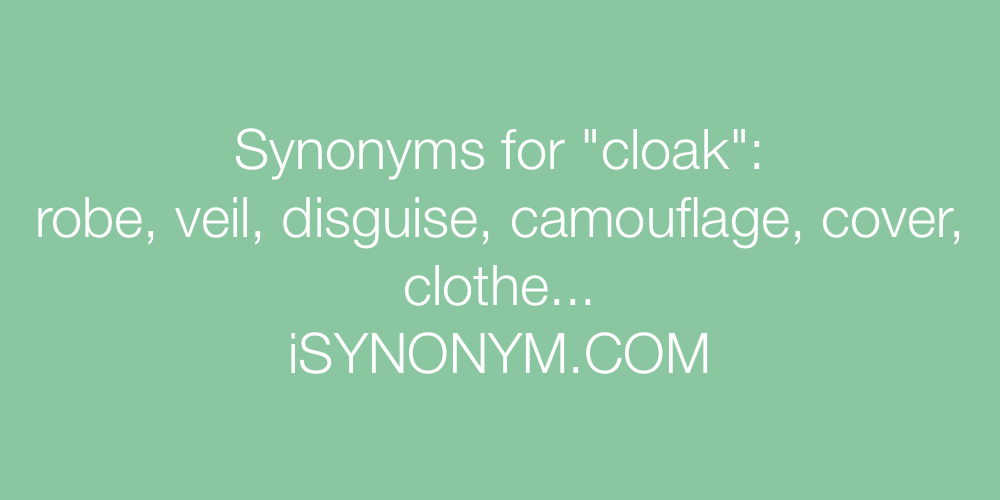 cloaking synonym