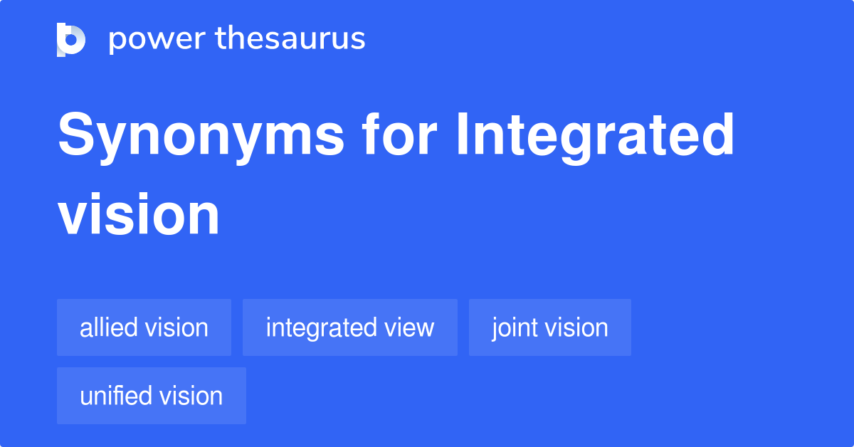 synonyms for integrate