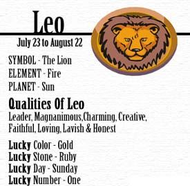 lucky leo numbers for today