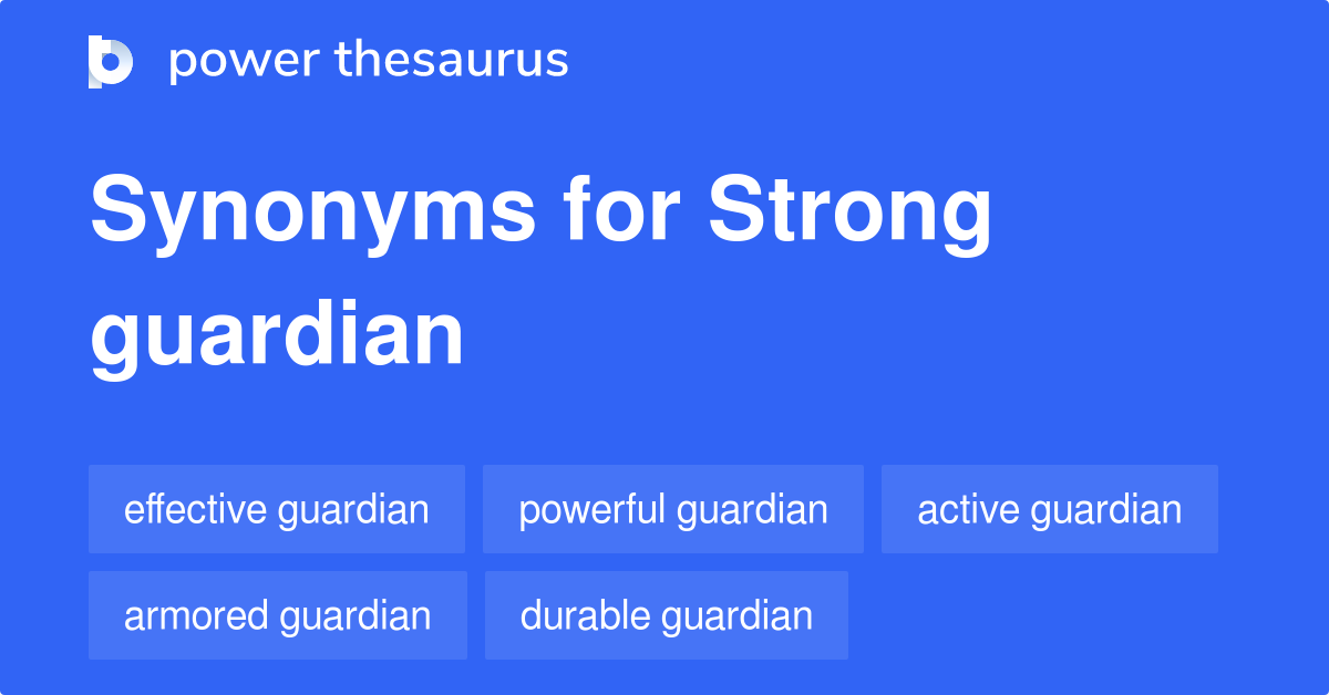 synonyms for guardians