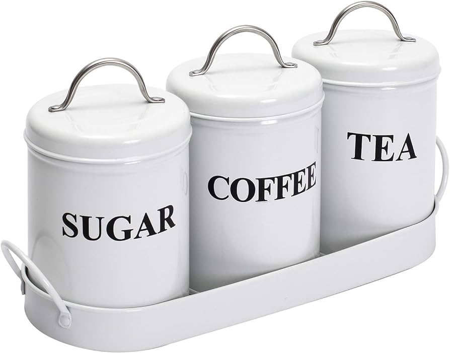 amazon tea coffee sugar canisters