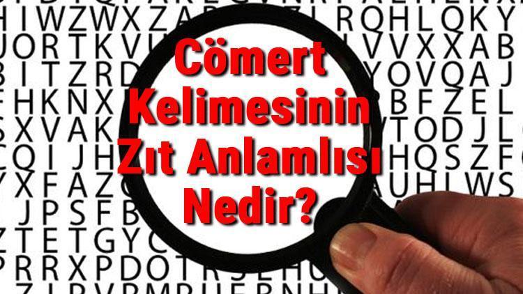 cömertin anlamı nedir