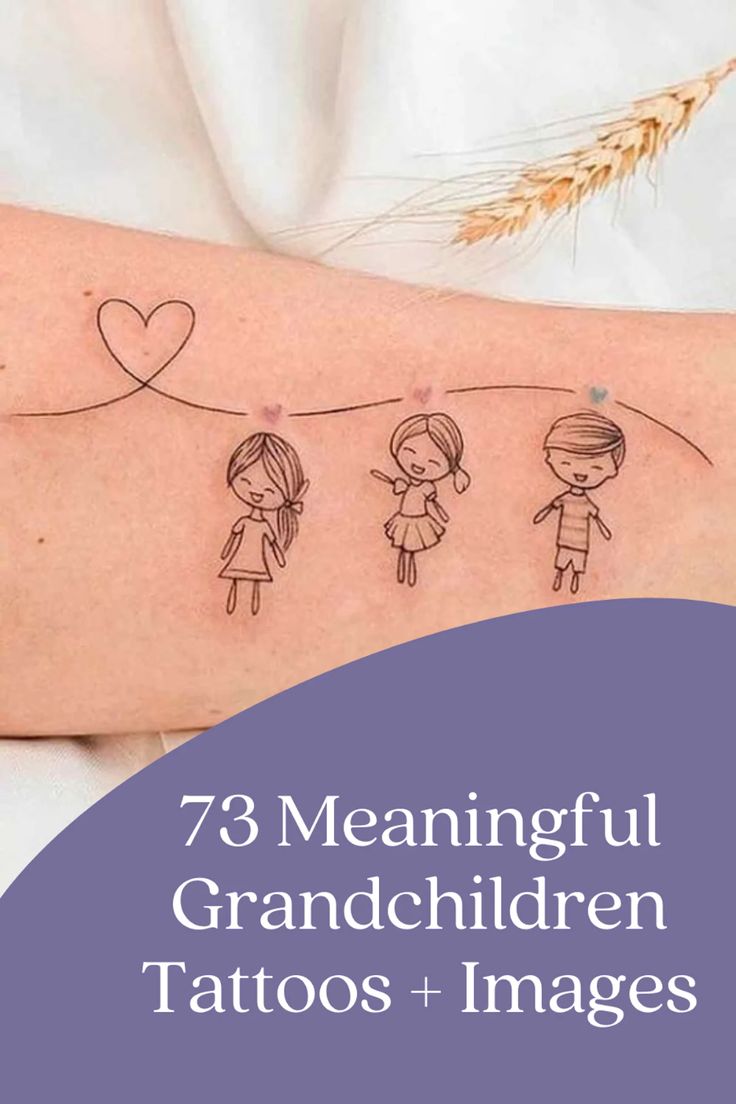 grandmother tattoo for grandchildren