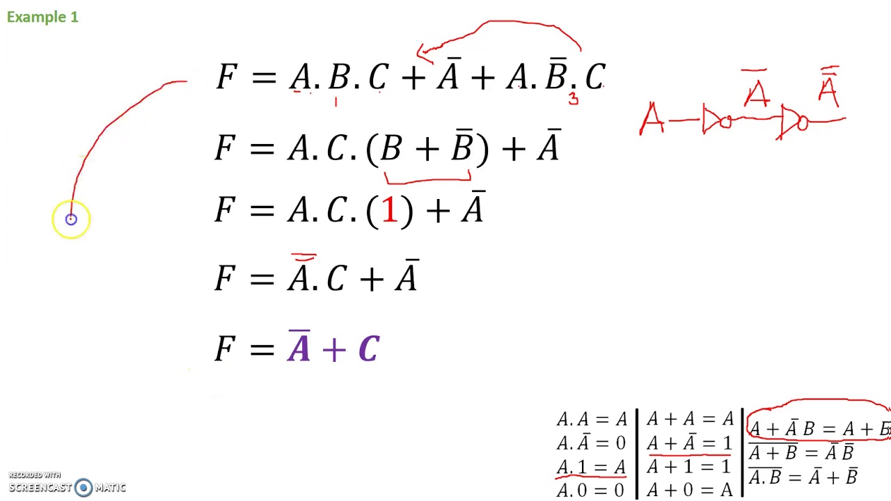 boolean logic simplifier