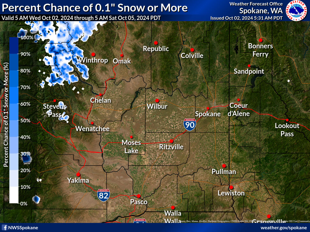 weather spokane washington state