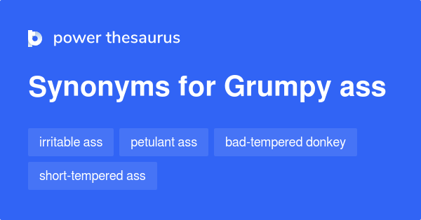 grumpy synonym