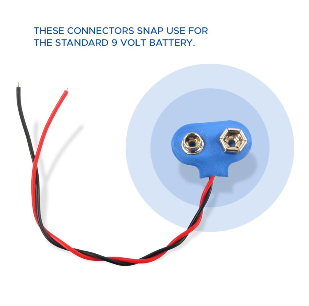 9v battery snap function