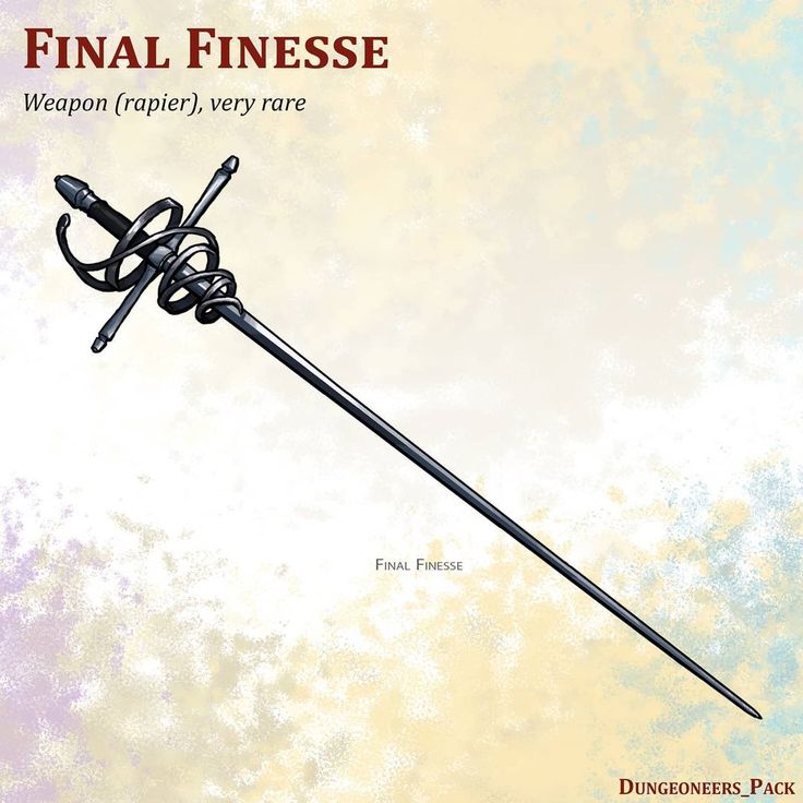 finesse weapons