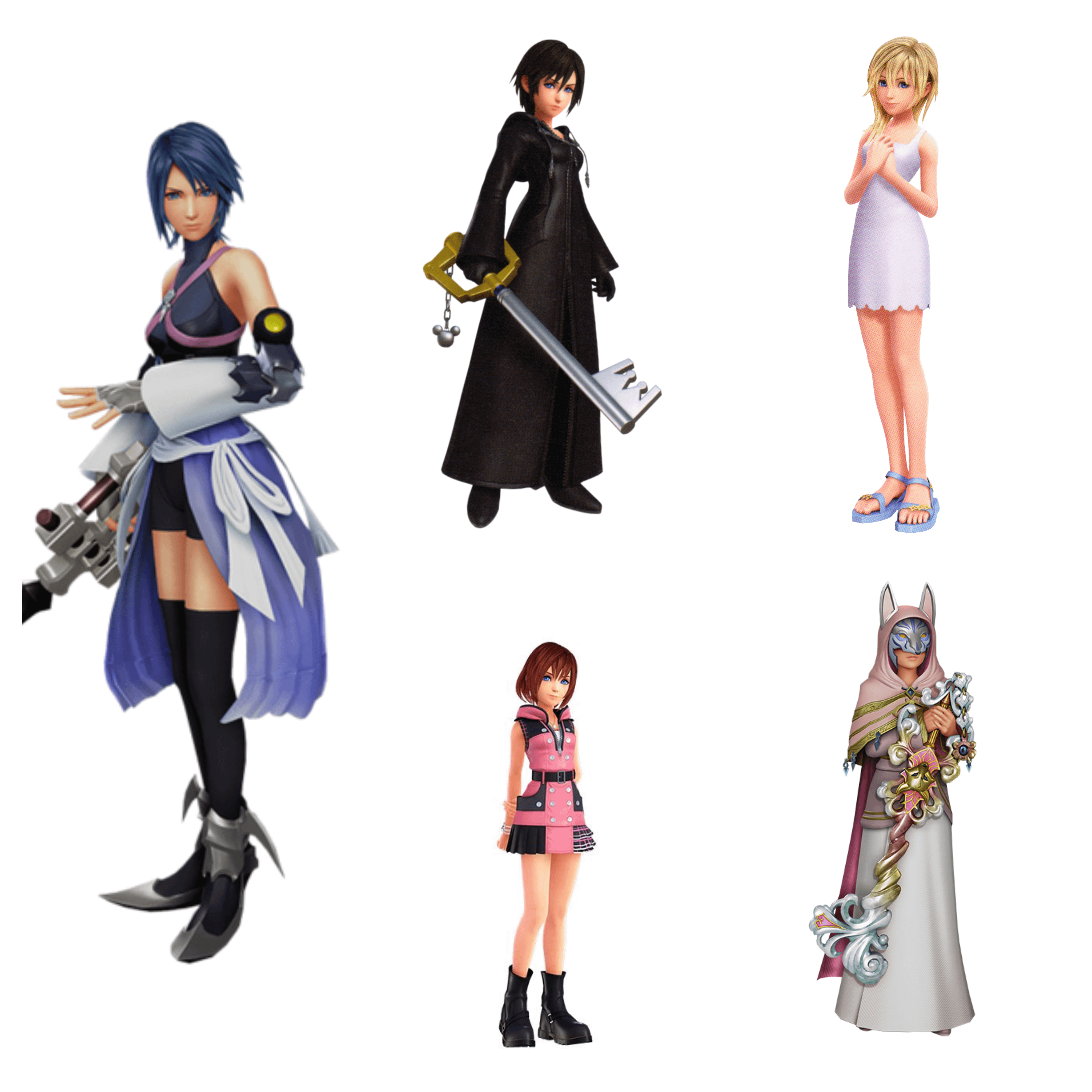 female kingdom hearts characters