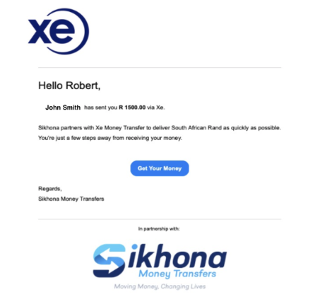 xemoney transfer