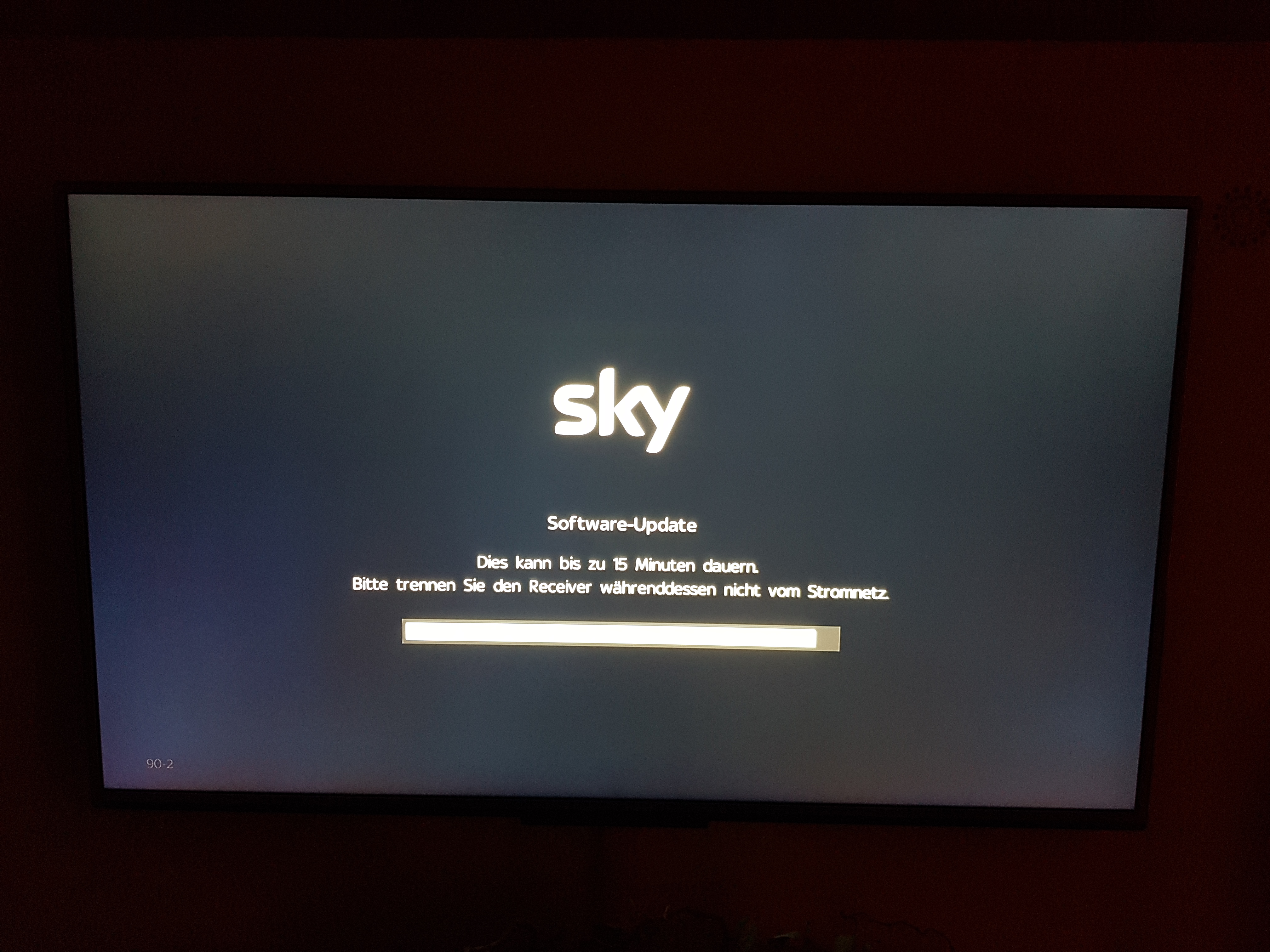 sky q receiver software update