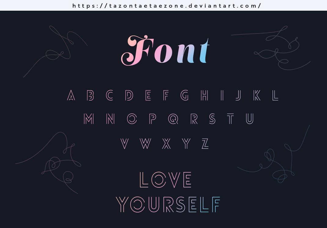 font love yourself bts
