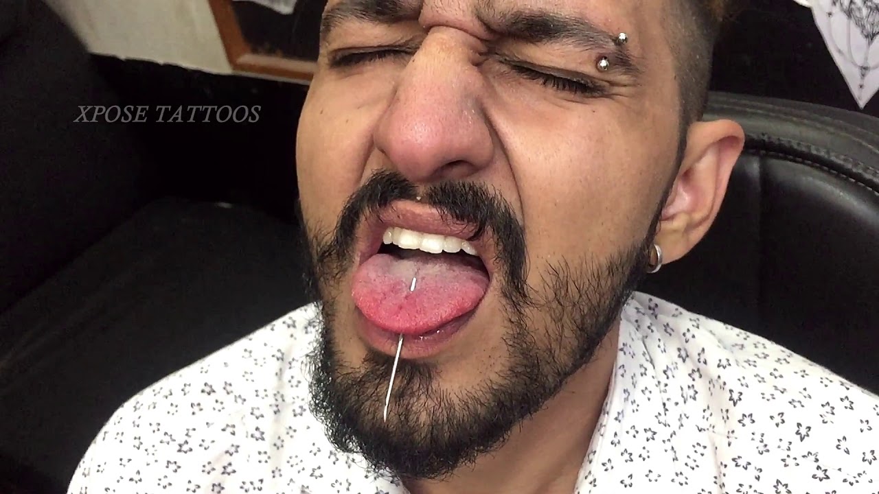 mens tongue rings