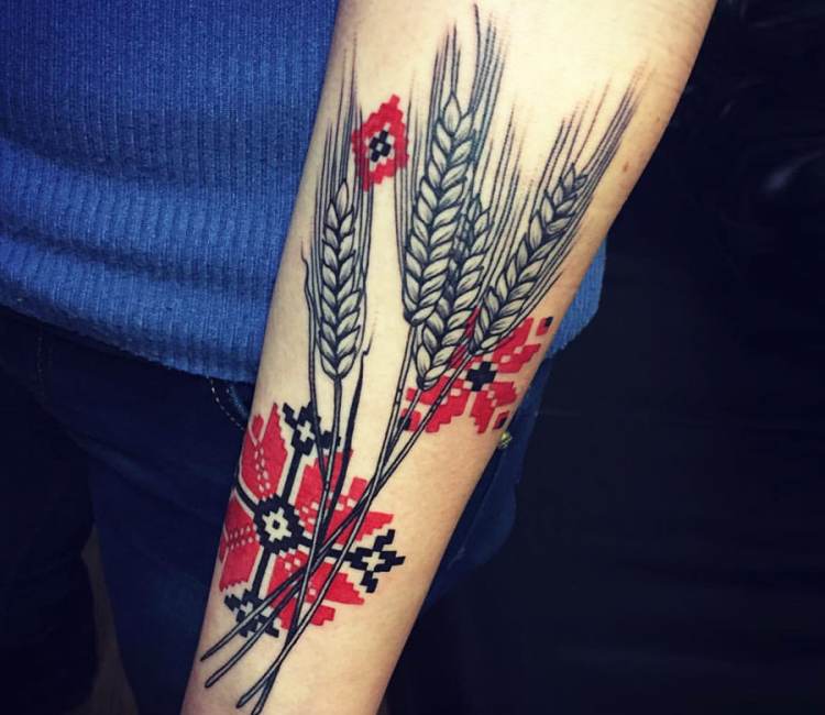 wheat tattoo