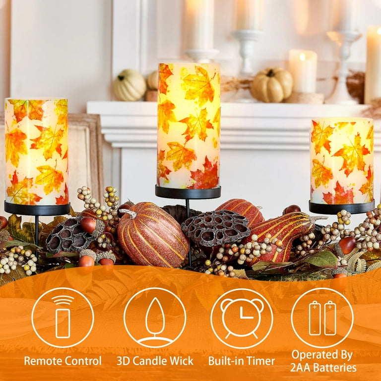 battery operated candles with timer