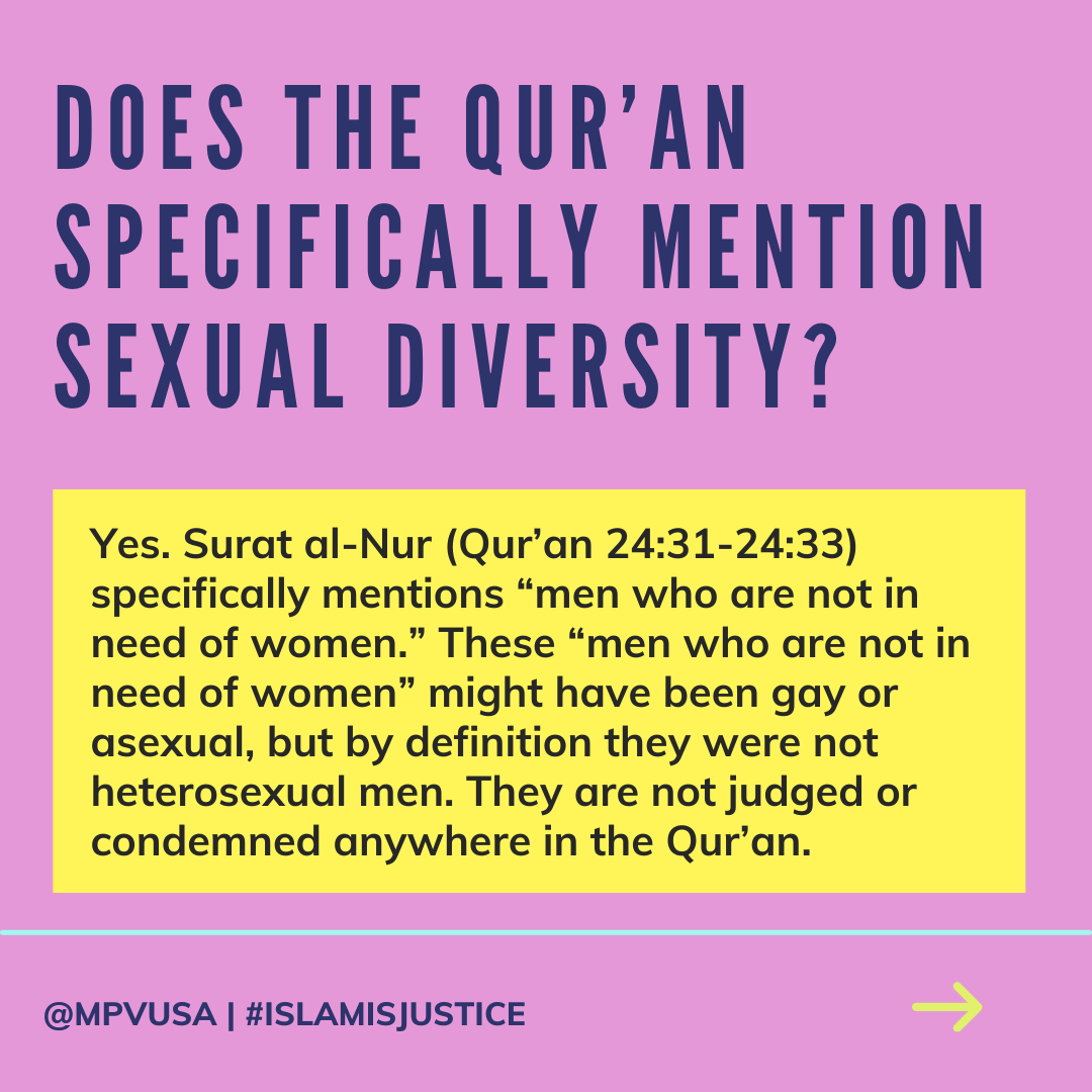 what does the quran say about homosexuality