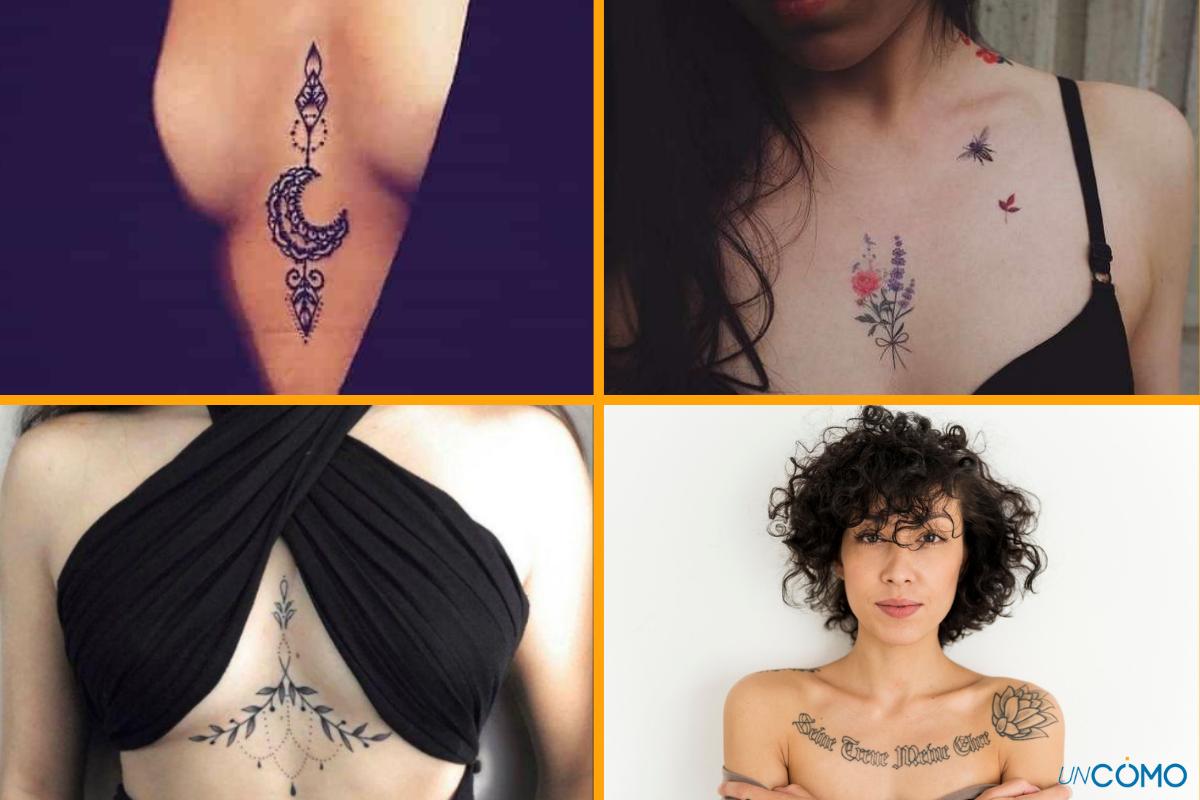 tatuajes chidos para mujer en el pecho