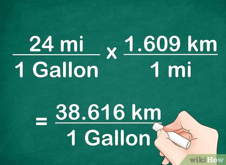 mile to gallon to kilometers per liter