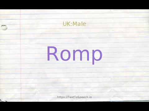 romp synonym