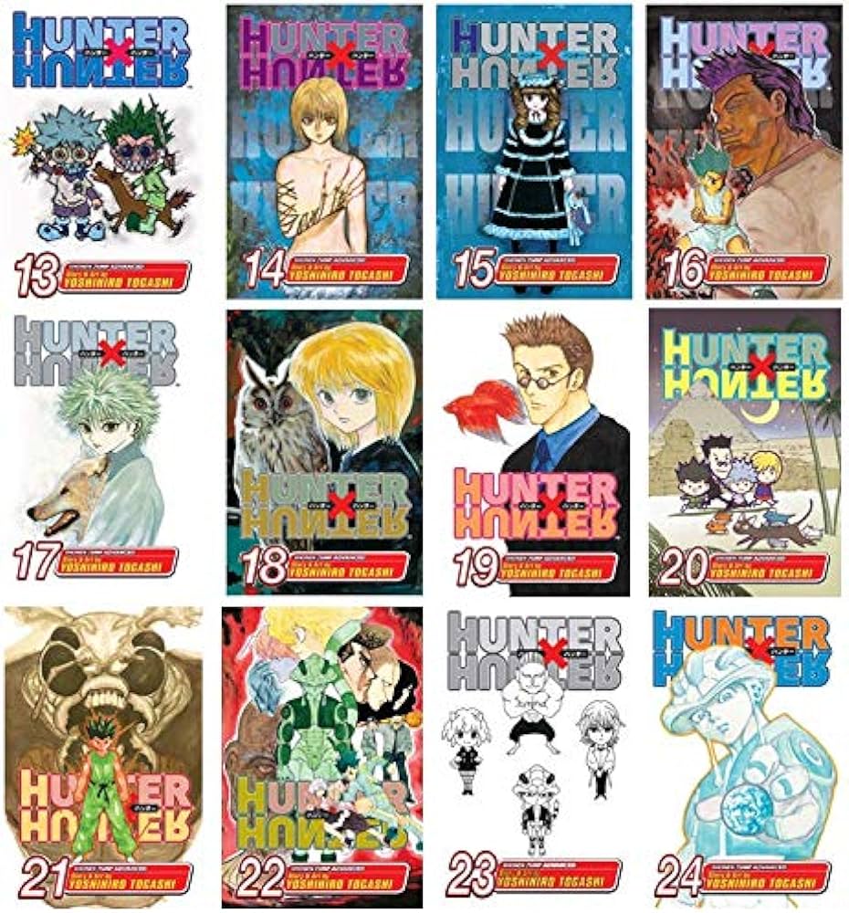 hunter x hunter manga books
