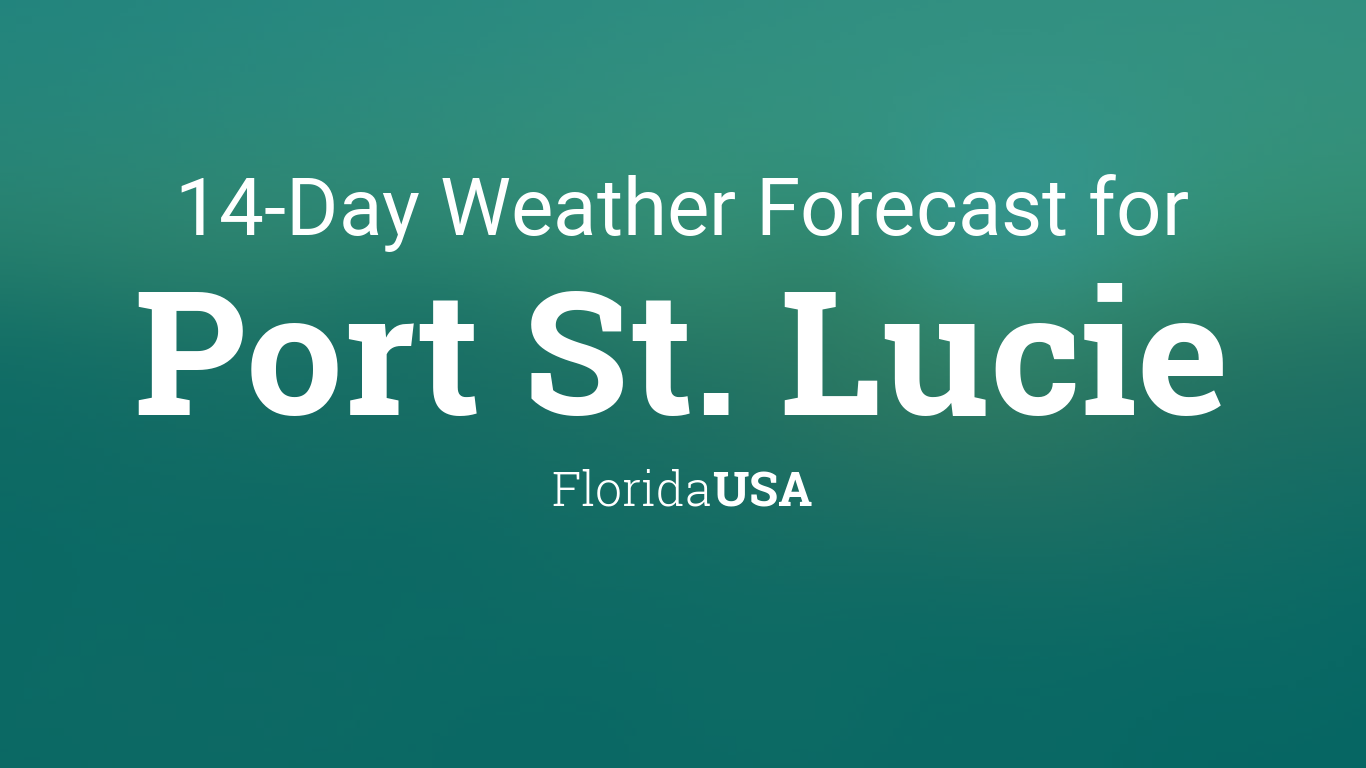 saint lucie county weather