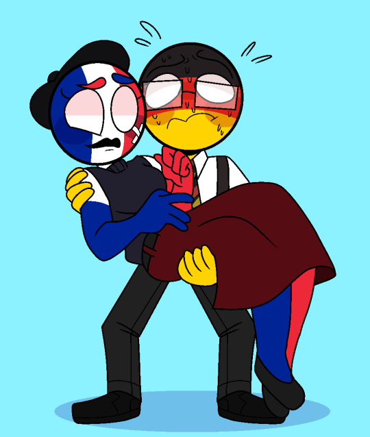 france x germany countryhumans