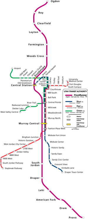 frontrunner schedule northbound