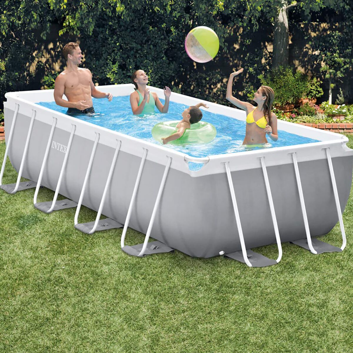 rectangular frame pool set