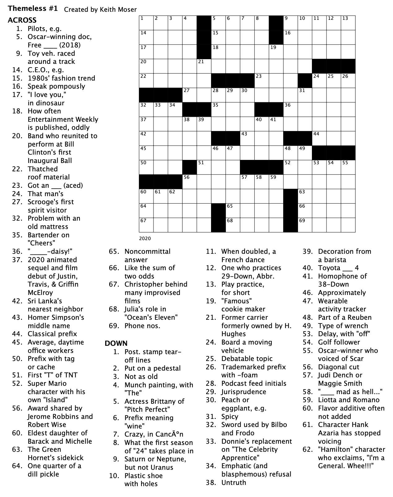 put on a pedestal crossword