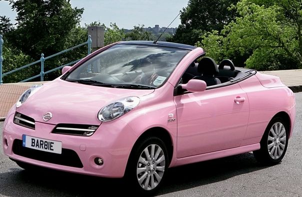 nissan march pink