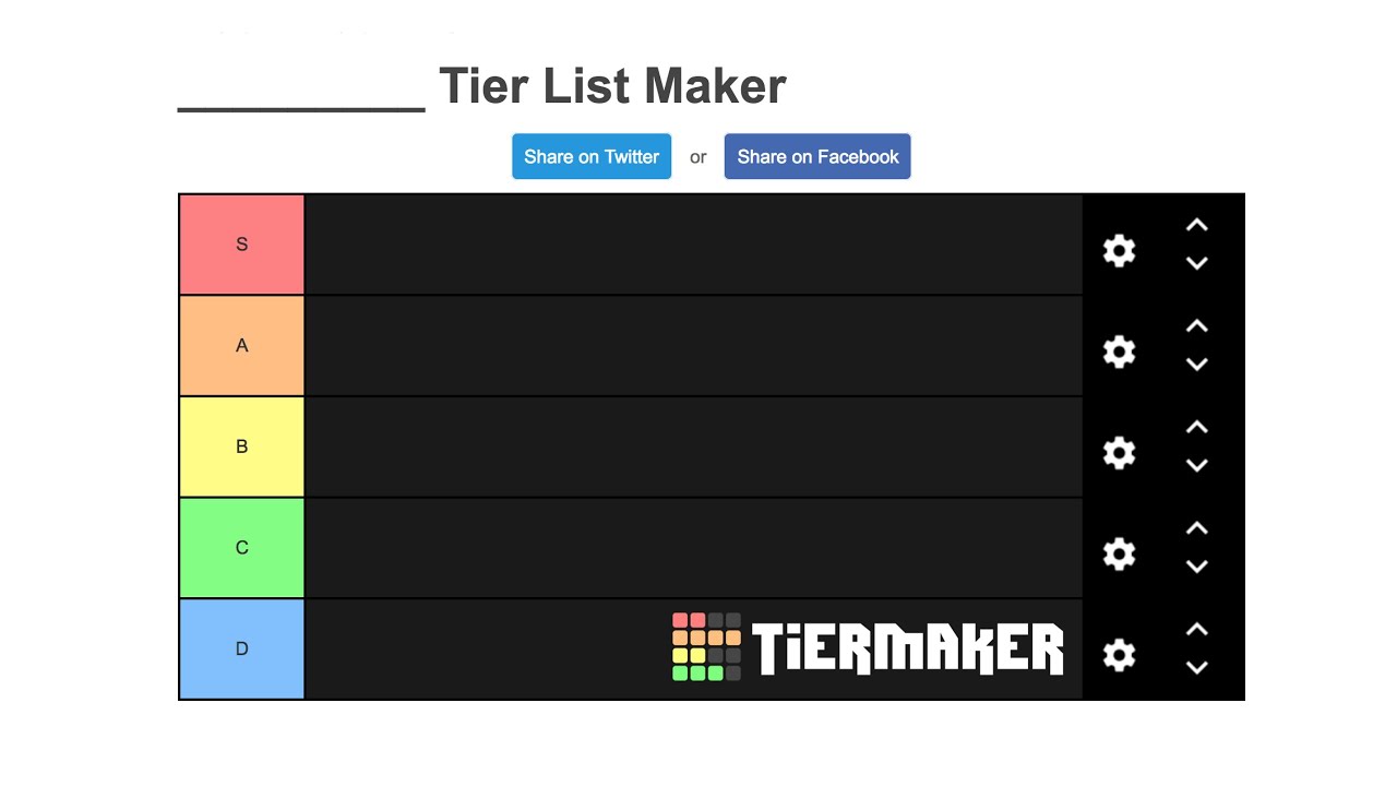 tier maker