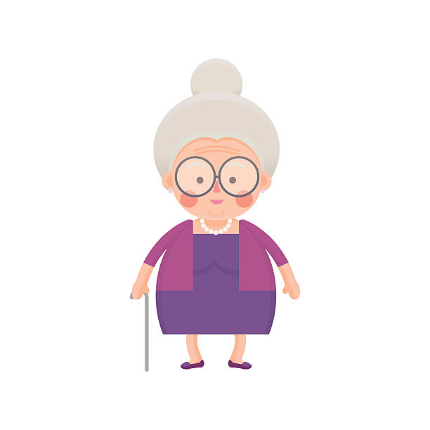 clipart of grandmother