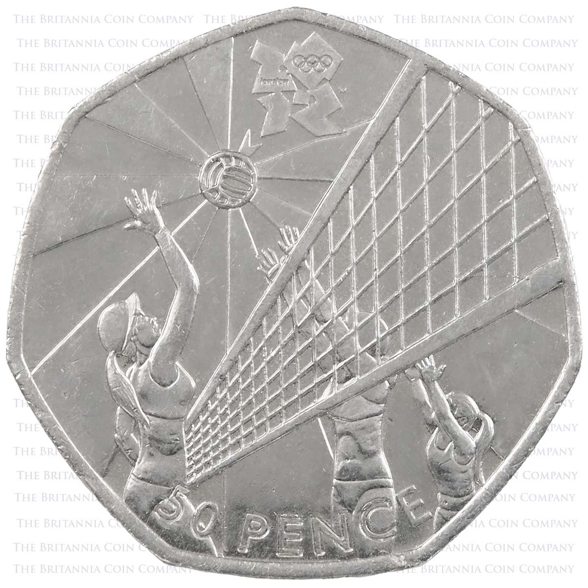 50p volleyball