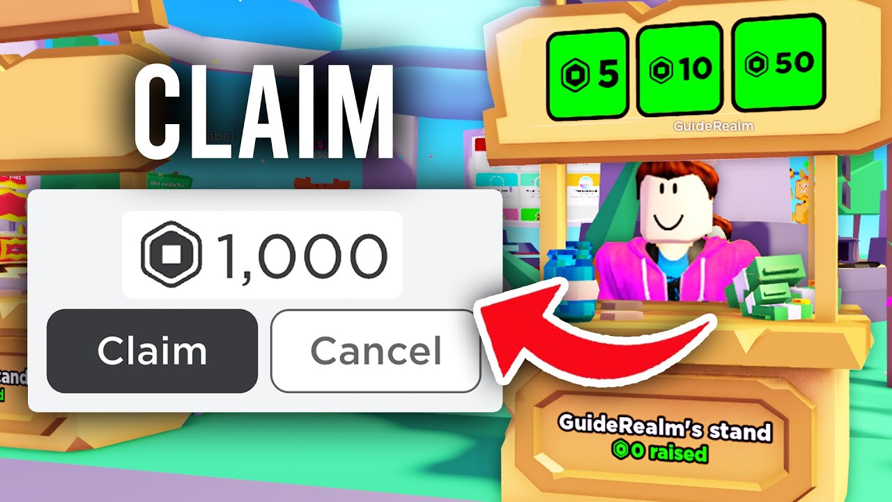 how to claim pls donate robux