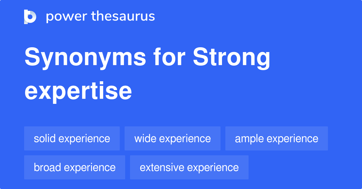 thesaurus expertise