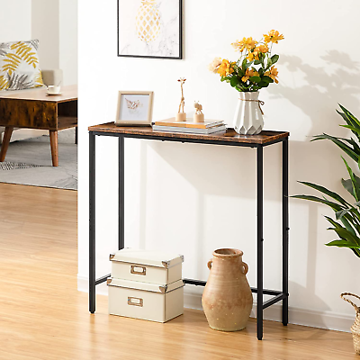 small narrow console table